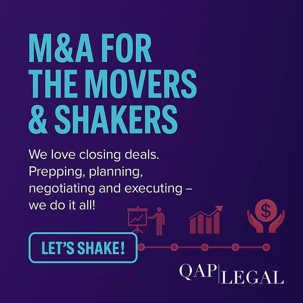 Qap Legal – your M&A boutique law firm