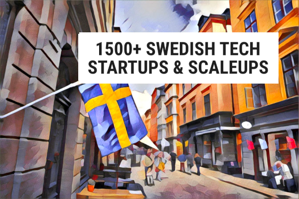 1500+ Swedish tech startups & scaleups