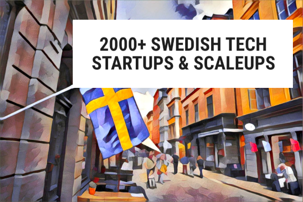 2000+ Swedish tech startups & scaleups